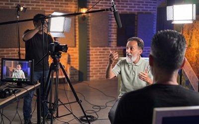 Set de producción con Blackmagic, Rode y Zoom